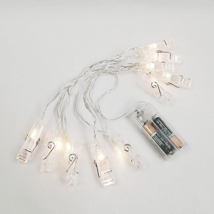 Гірлянда світлодіодна Ltl 10 led 1,65 м прищіпки Білий - фото 7 Гірлянда світлодіодна Ltl 10 led 1,65 м прищіпки Білий - фото 7