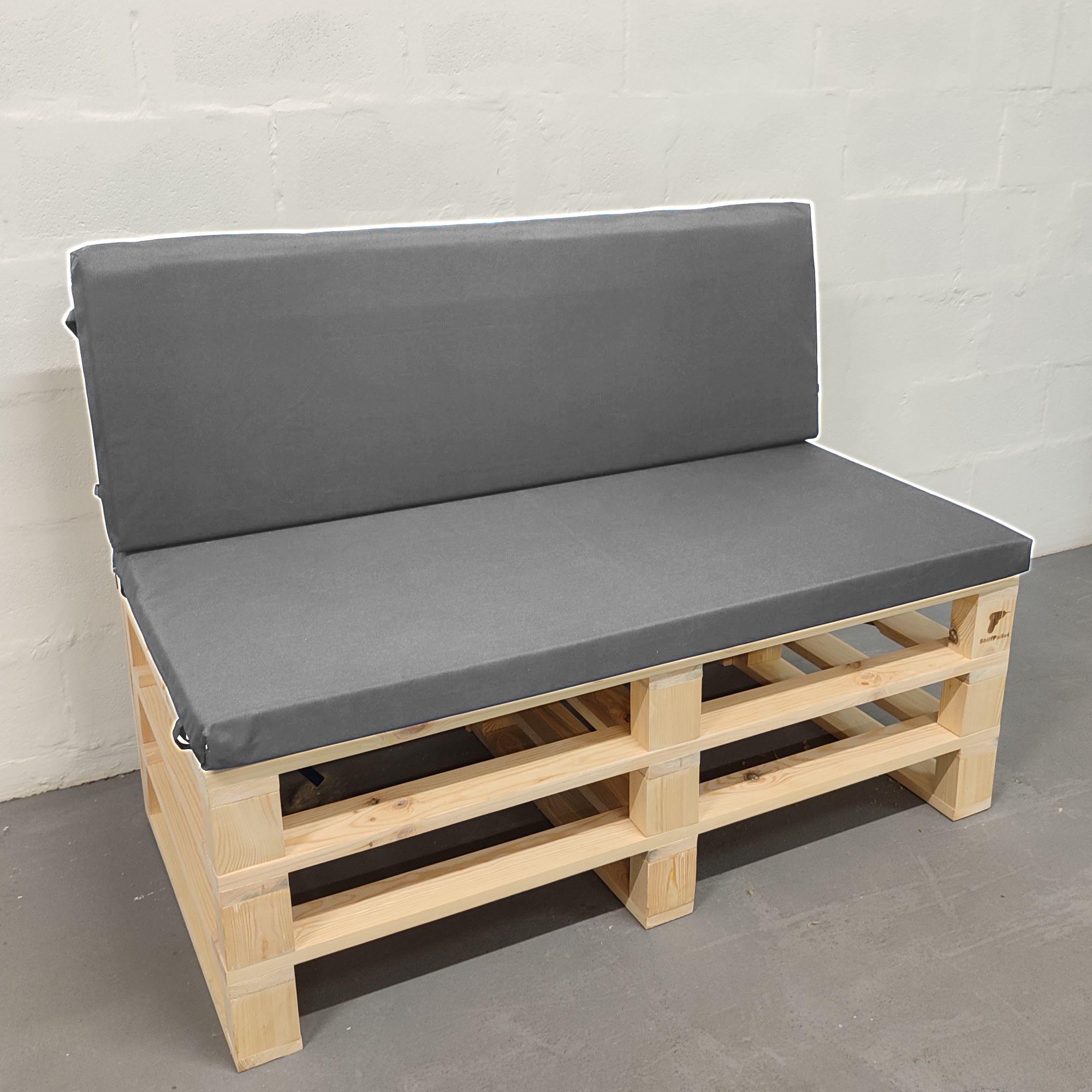 Комплект водоотталкивающих подушек для паллет-дивана eGarden оксфорд 120x60x5/120x40x5 см Светло-серый (5700) - фото 1 Комплект водоотталкивающих подушек для паллет-дивана eGarden оксфорд 120x60x5/120x40x5 см Светло-серый (5700) - фото 1