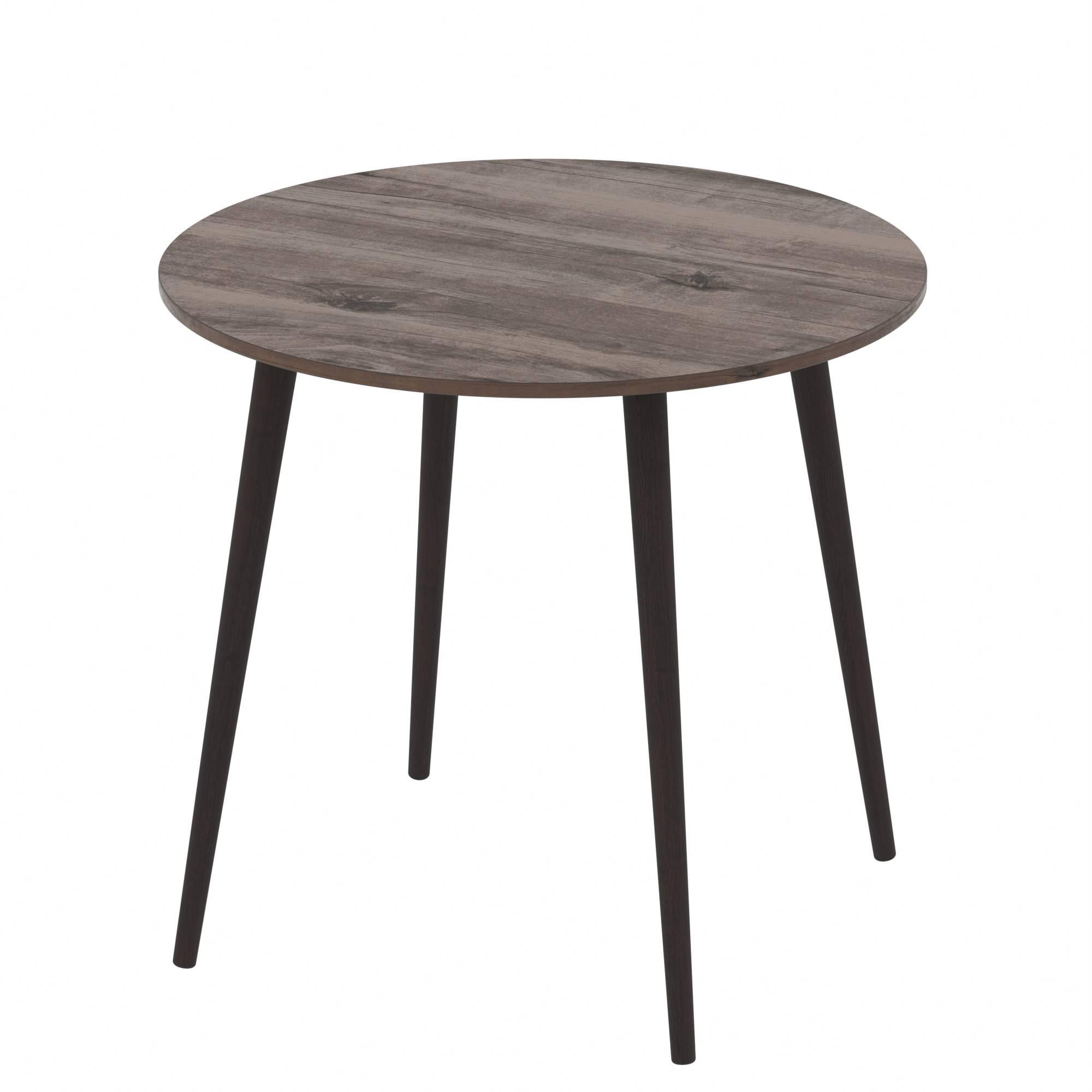 Стіл круглий Неман СЕТ-4 Горіх макадамія/Венге (552803)