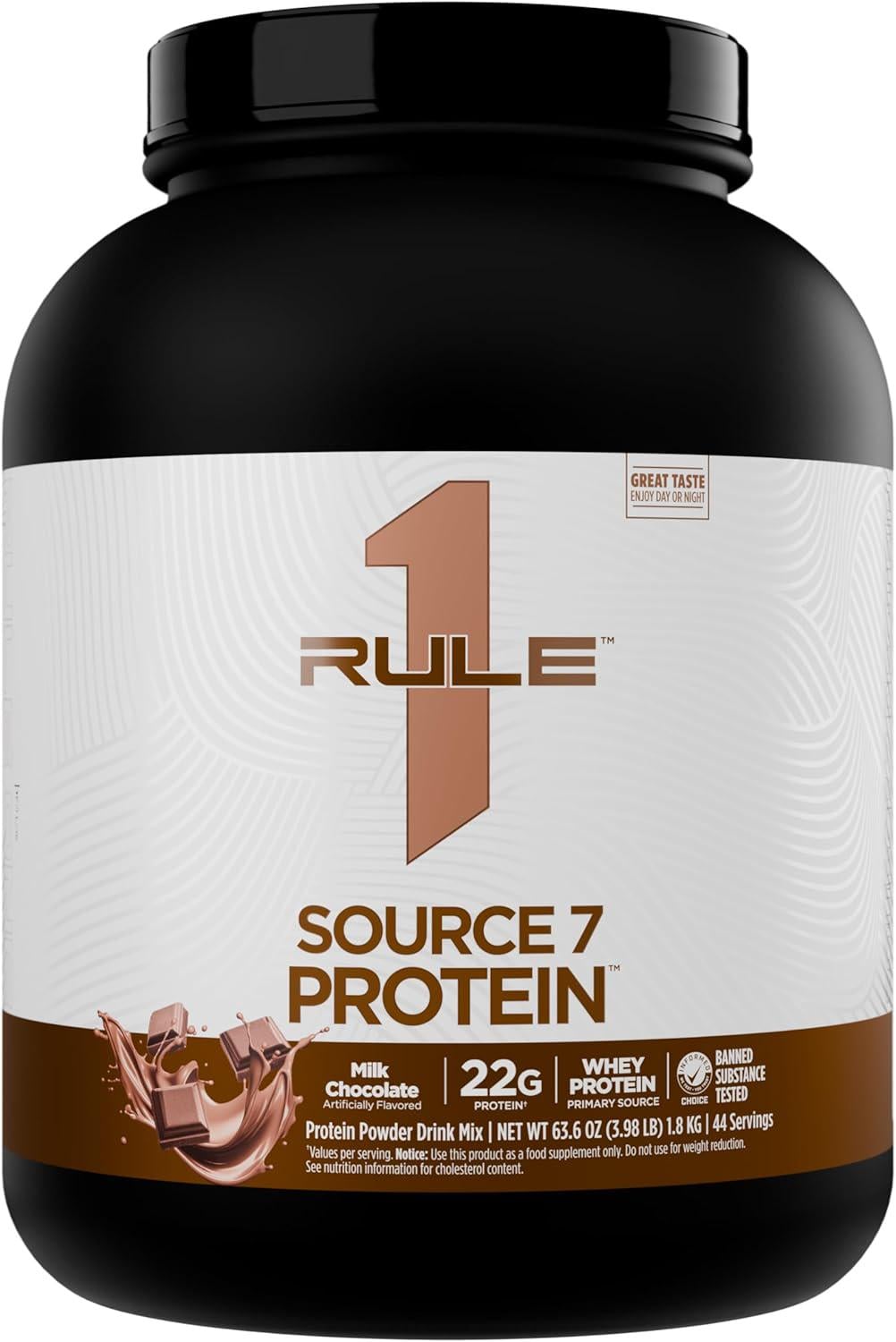 Протеин Rule 1 Source 7 Protein 1800 г Шоколадное молоко Протеин Rule 1 Source 7 Protein 1800 г Шоколадное молоко