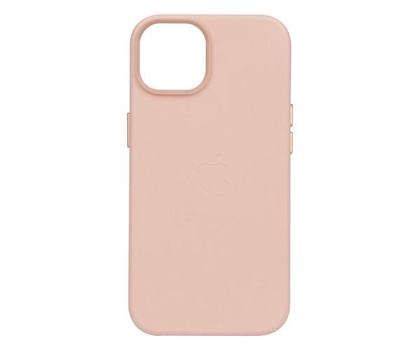 Чохол-накладка Leather Case для Apple iPhone 14 Plus Sand Pink - фото 1