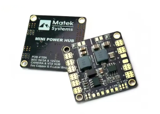 Плата живлення Matek mini power board BEC 5V & 12V FPV (2656948077) - фото 3 Плата живлення Matek mini power board BEC 5V & 12V FPV (2656948077) - фото 3