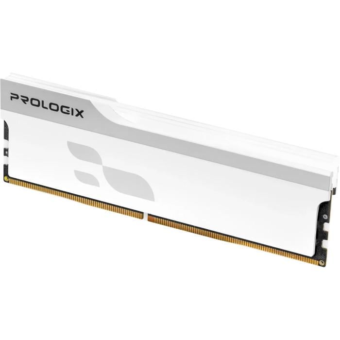 Оперативна пам'ять PrologiX Onyx 8 Гб DDR4 3200 МГц CL16 White (PRO8GB3200YW4)