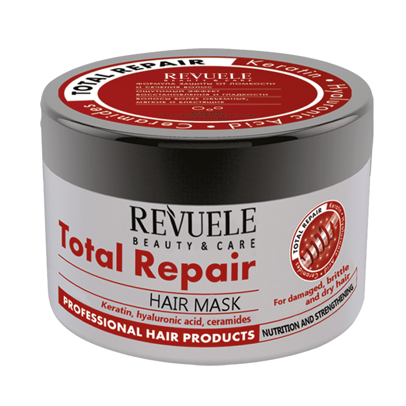 Маска Revuele Total Repair для поврежденных, сухих и ломких волос 500 м
