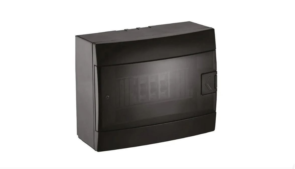 Щит распределительный HOROZ ELECTRIC 600-000-801 Teb 8 IP40 для накладного монтажа пластик Черный