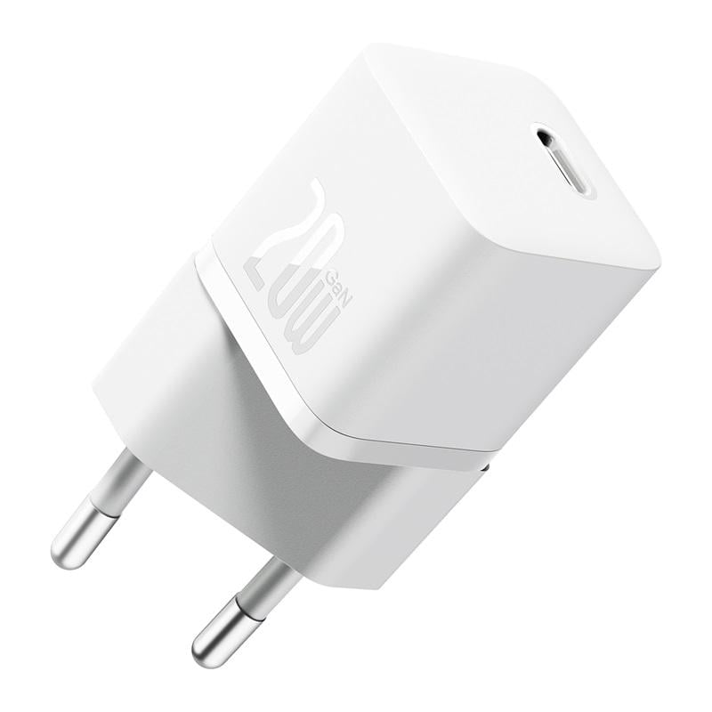 Зарядное устройство для телефона BASEUS GaN5 Fast Charger 1C 20W EU White (19184)