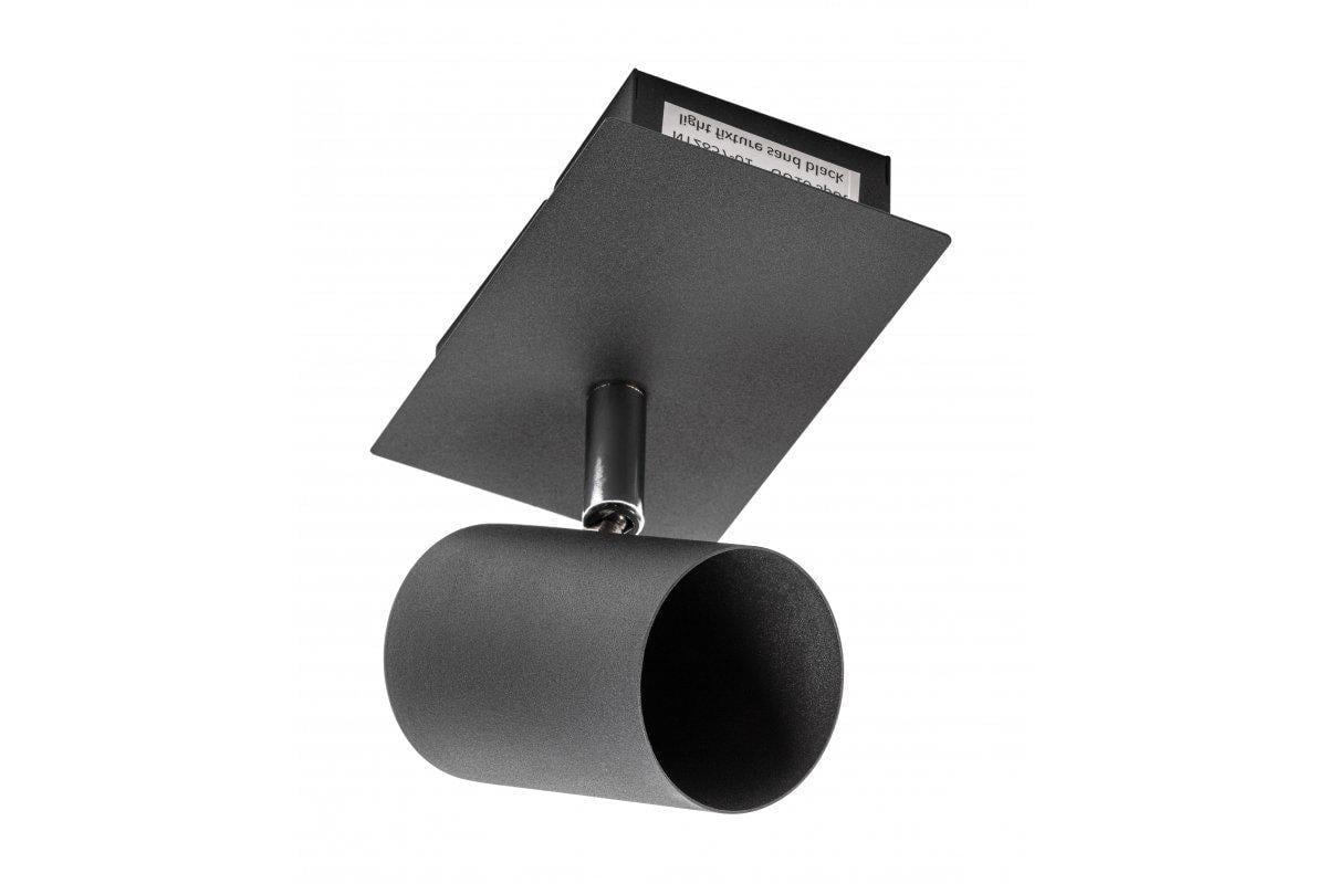 Спот GTV VENETO GU10 max 20W IP20 круглый Черный (00000023831)