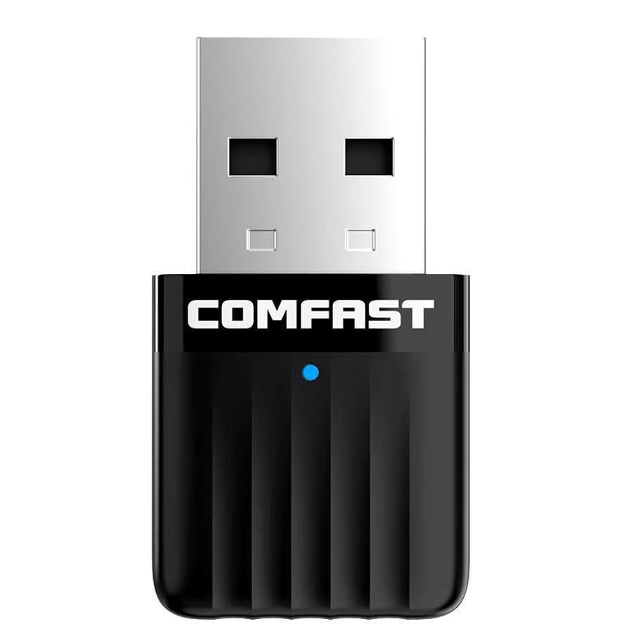 Адаптер COMFAST Wi-Fi CF-811AC-V3 двухдиапазонный 2,4/5,8 Ghz 650 Mbps (26569067) - фото 3 Адаптер COMFAST Wi-Fi CF-811AC-V3 двухдиапазонный 2,4/5,8 Ghz 650 Mbps (26569067) - фото 3