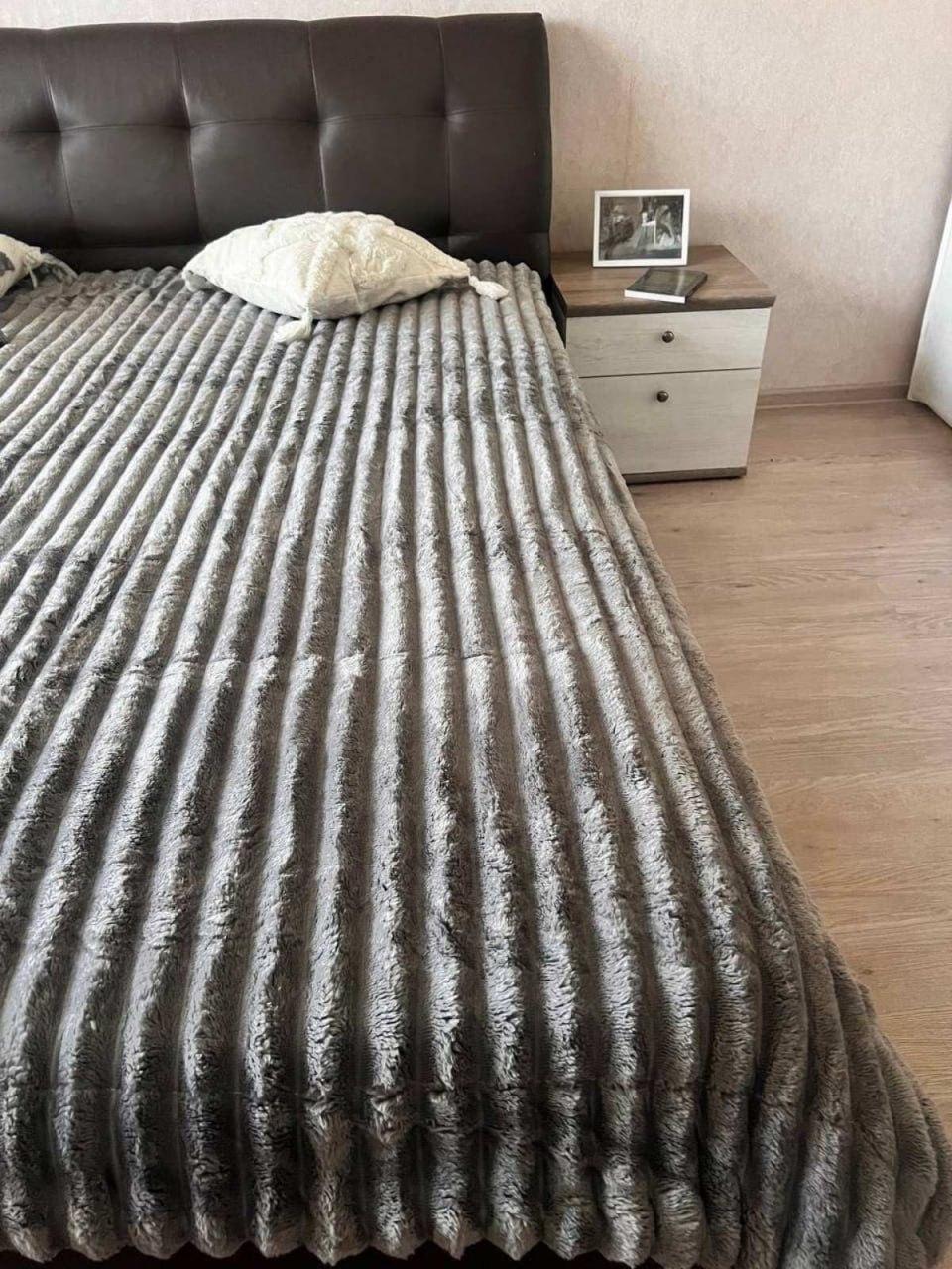 Плед 150х200 см Графіт (Д-al-sh-ov-002) - фото 3