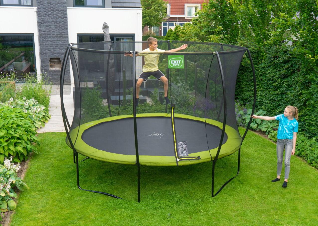 Батут Exit Toys Silhouette для детей и взрослых 366 см Зеленый (1165741614) - фото 2 Батут Exit Toys Silhouette для детей и взрослых 366 см Зеленый (1165741614) - фото 2