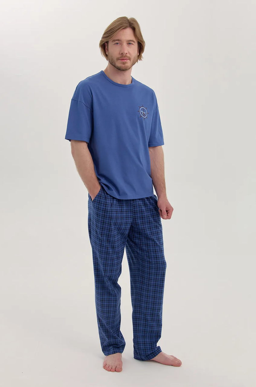 Пижама мужская Ellen KEVIN 2380/01/02 L Синий (31329459)