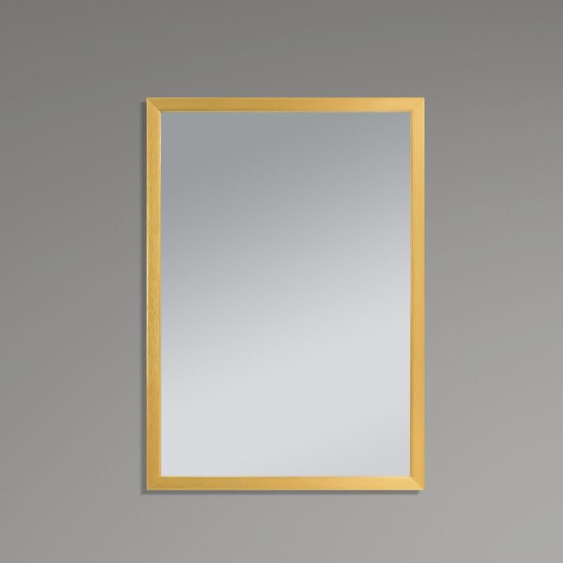 Зеркало настенное Zerix FONTE MRZ09-700x850-REVERSE прямоугольное Gold (ZX5639)