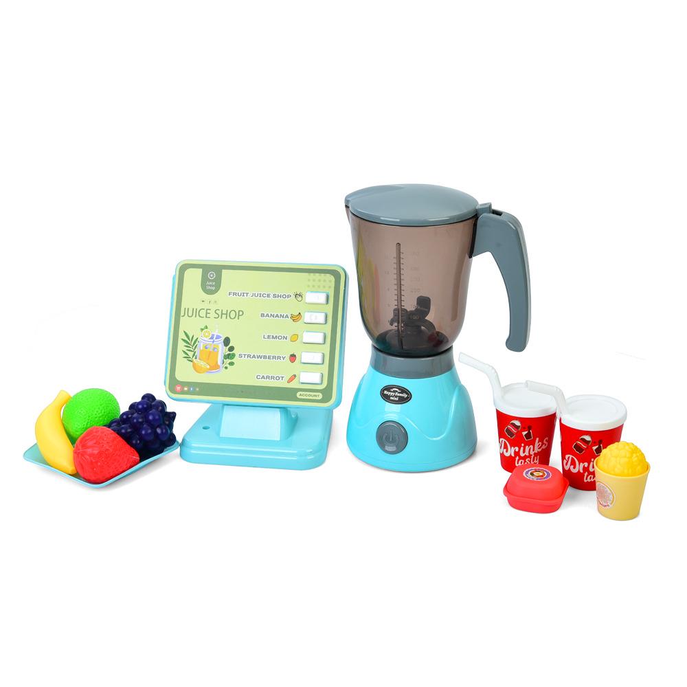 Игровой набор Магазин касса/звук/блендер 20 см/фрукты/продукты (LS8870C-Q)