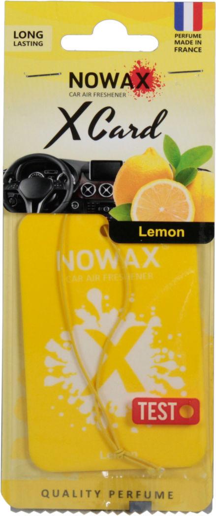 Ароматизатор для авто Nowax X D Lemon на зеркало (NX07572)