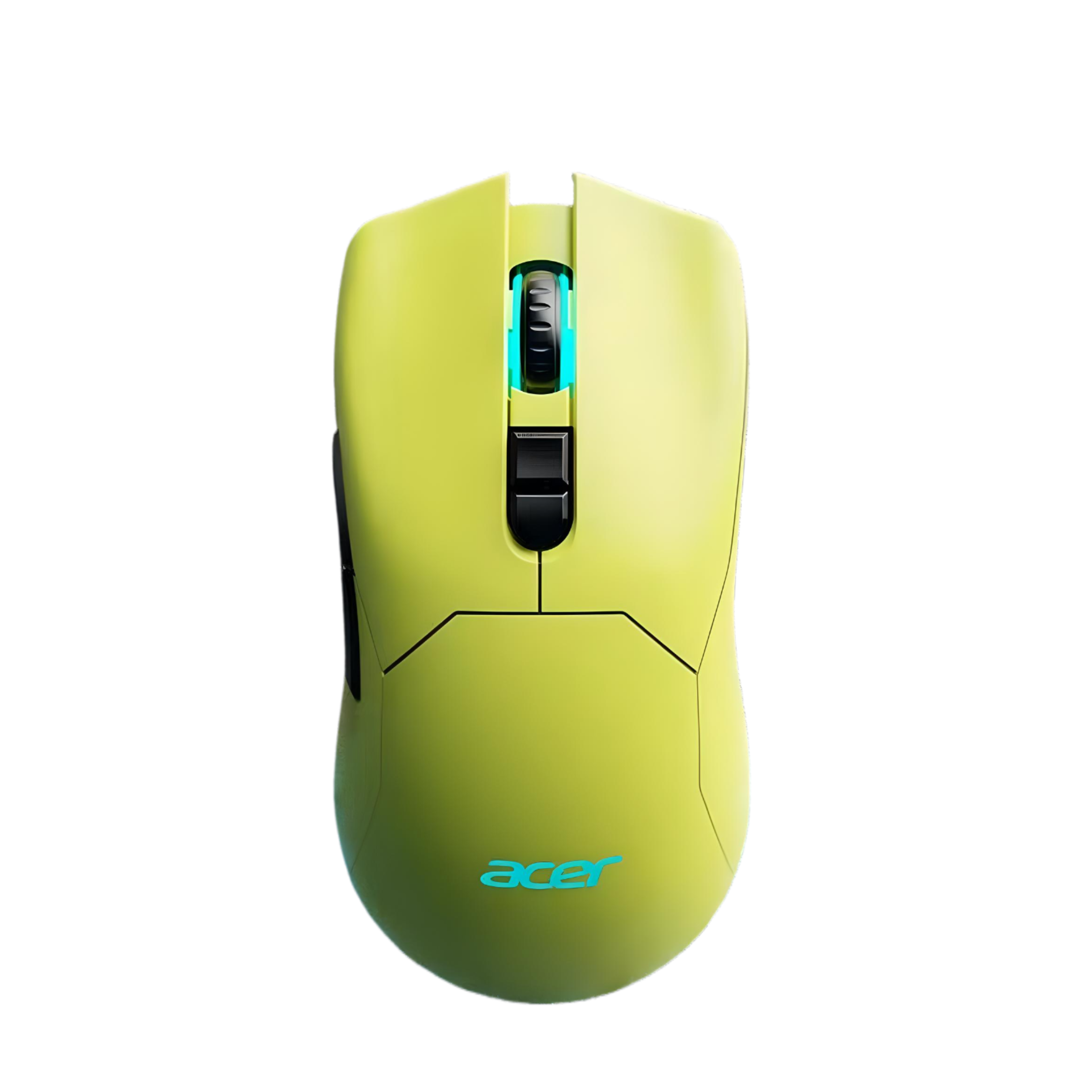 Мишка ігрова Acer OMW210 з комбінованим підключенням USB/Bluetooth 2,4 ГГц RGB 9600 DPI Жовтий