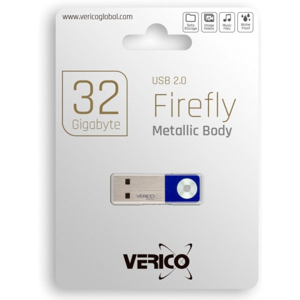 Флешка Verico Firefly 32GB Blue (1UDOV-RGBE33-NN) - фото 3