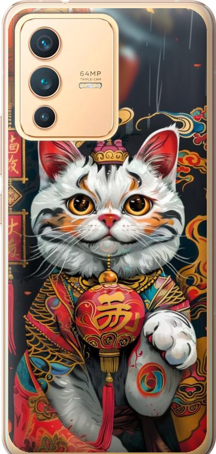 Чехол на Vivo V23 China Cat v2 (6135u-2642-42517) Чехол на Vivo V23 China Cat v2 (6135u-2642-42517)