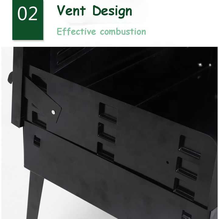 Мангал гриль для шашлыка раскладной с решеткой/вилкой и лопаткой - фото 15 Мангал гриль для шашлыка раскладной с решеткой/вилкой и лопаткой - фото 15