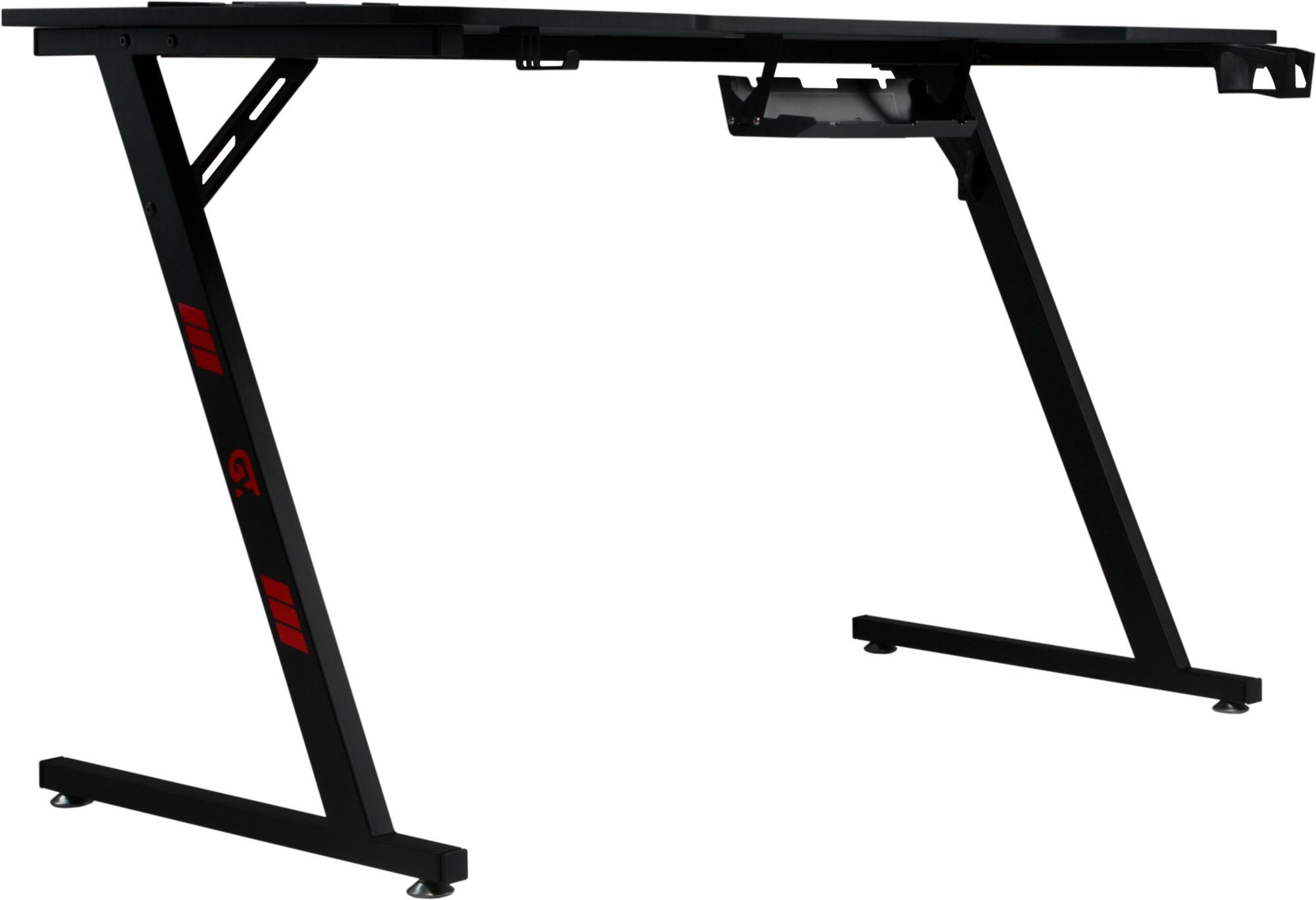 Компьютерный стол GT Racer T-1213 120x60x73 см Black (1518) - фото 22 Компьютерный стол GT Racer T-1213 120x60x73 см Black (1518) - фото 22