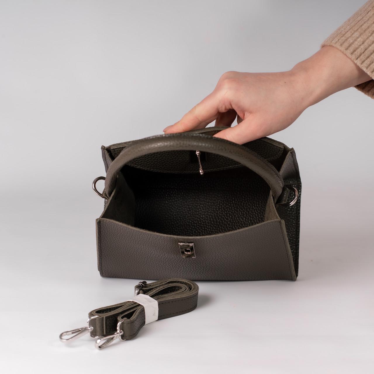 Сумка женская кросс-боди XENIA № 09-24 Коричневый - фото 4