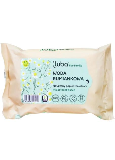 Туалетная бумага влажная Luba ECO PACK с ромашковой водой 50 шт..