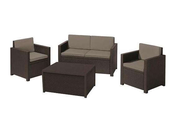 Комплект садовой мебели Keter Monaco set из искусственного ротанга для летнего отдыха (Z1CNT00008309)