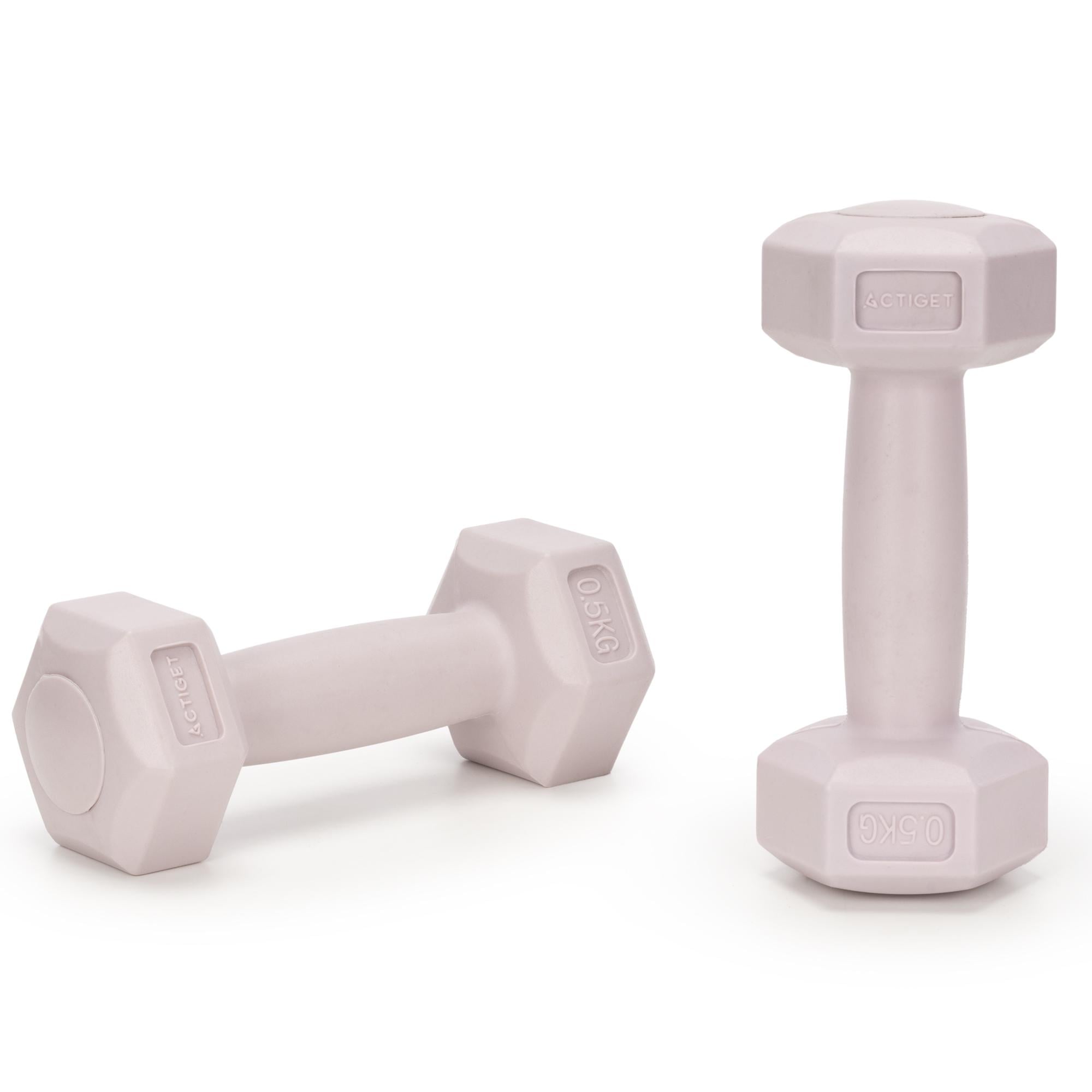 Гантелі Actiget Hex ACT0155 2 шт. 0,5 кг Light Pink (5888)