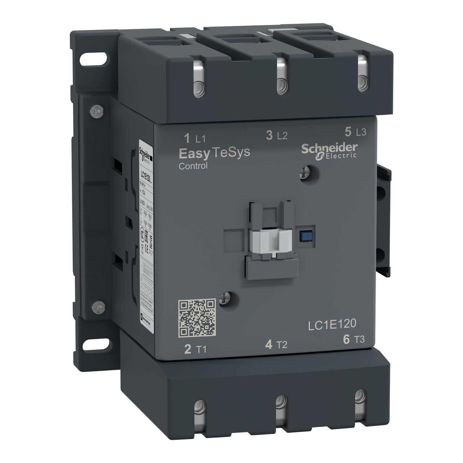 Контактор-пускач Schneider Electric Easy TeSys 120А 24 В 1NO+1NC (LC1E120B5)
