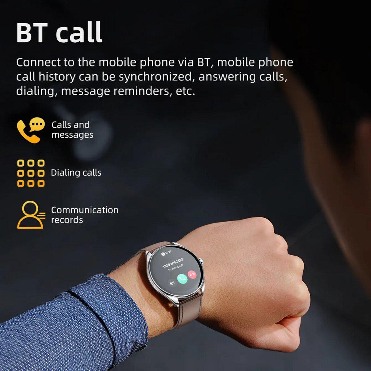 Смарт-годинник Hoco Y22 AMOLED Smart sport watch call version 1,43" 200 mAh BT5.3 Silver (6942007628990) - фото 4 Смарт-годинник Hoco Y22 AMOLED Smart sport watch call version 1,43" 200 mAh BT5.3 Silver (6942007628990) - фото 4