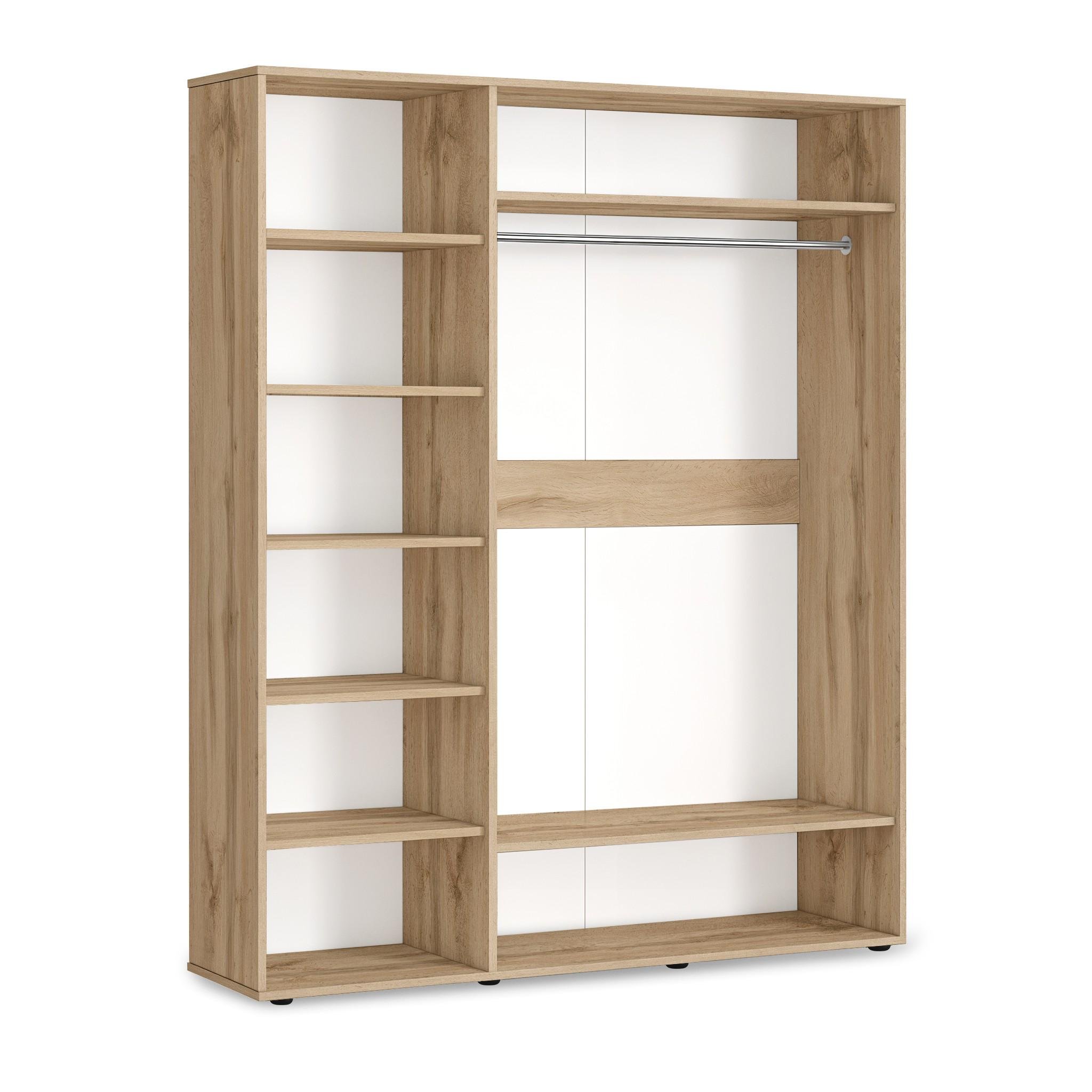 Шафа зі штангою та полицями ST-0027 1800х520х2200 мм Дуб Аппалачі - фото 2