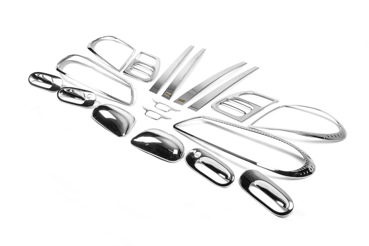 Хром пакет Carmos для Nissan Sunny N16 2001-2006 гг. abs-пластик Хром