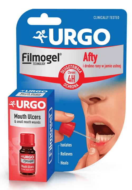 Пластырь жидкий в случае афт и мелких утро во рту Urgo Filmogel 6 мл (0128)