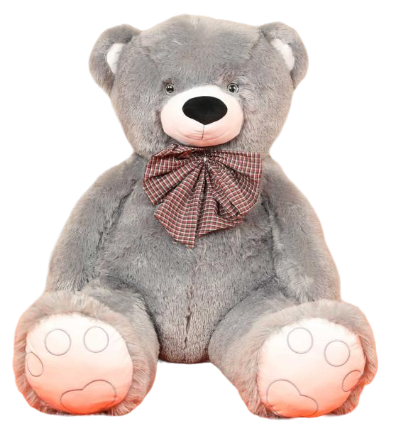 Мягкая игрушка Копица Медведь Михаил 2/4 160 см Серый (00038-5)