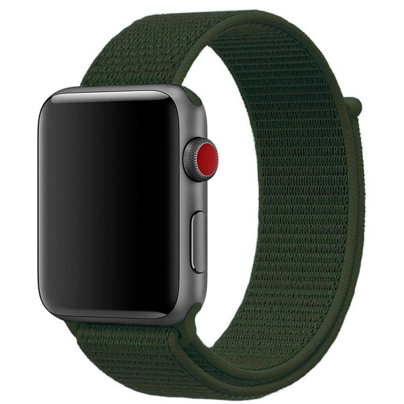 Ремешок для Apple Watch 38-40 mm Sport Loop Dark Green (29caa1-801) Ремешок для Apple Watch 38-40 mm Sport Loop Dark Green (29caa1-801)