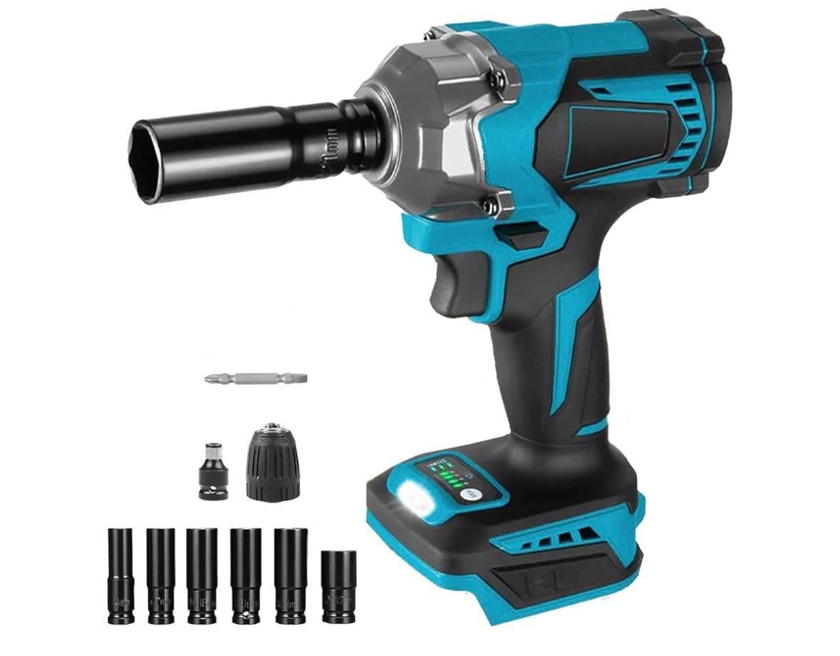 Гайковерт аккумуляторный 700 Нм 1/2" бесщеточный под аккумулятор Makita 18V без АКБ