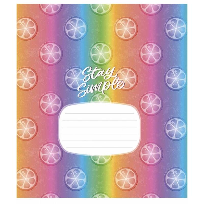 Зошит учнівський "Crazy rainbow" 024-3217L-5 в лінію 24 аркуша