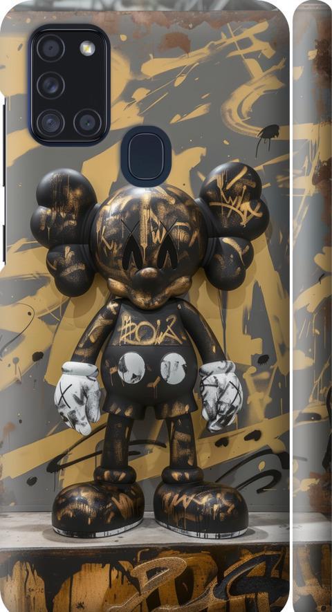 Чехол на Samsung Galaxy A21s A217F Bronze kaws (6097m-1943-42517)