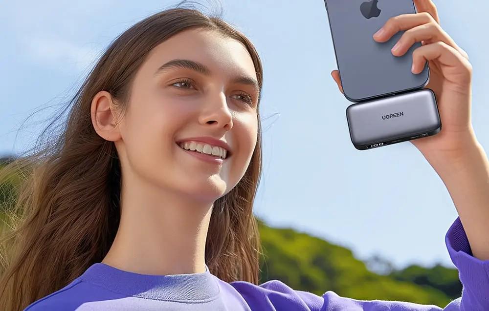 Повербанк Ugreen PB503 5000 mAh 22,5W Gray (614659) - фото 5 Повербанк Ugreen PB503 5000 mAh 22,5W Gray (614659) - фото 5