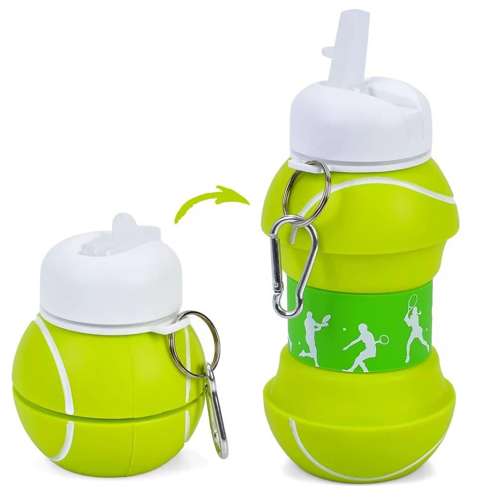 Бутылка для воды спортивная складная OSPORT с карабином 550 мл (MS 4624) - фото 3