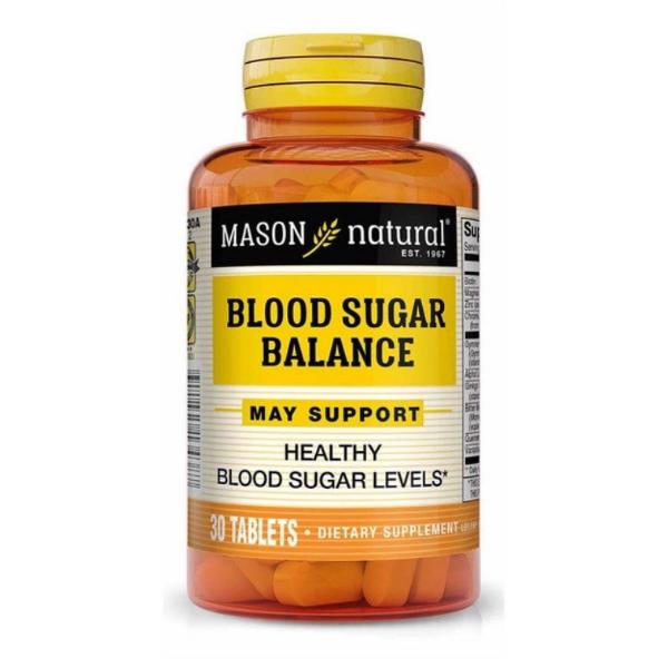 Комплекс для профилактики диабета Mason Natural Blood Sugar Balance 30 таблеток (000021074)