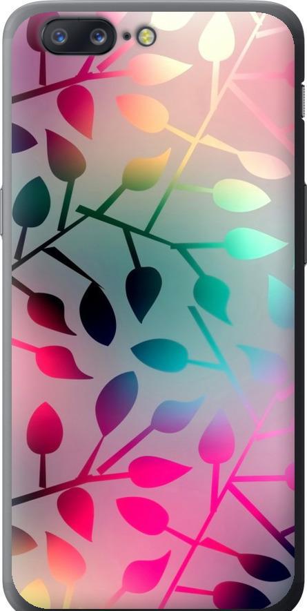 Чехол на OnePlus 5 Листья (2235u-969-42517)