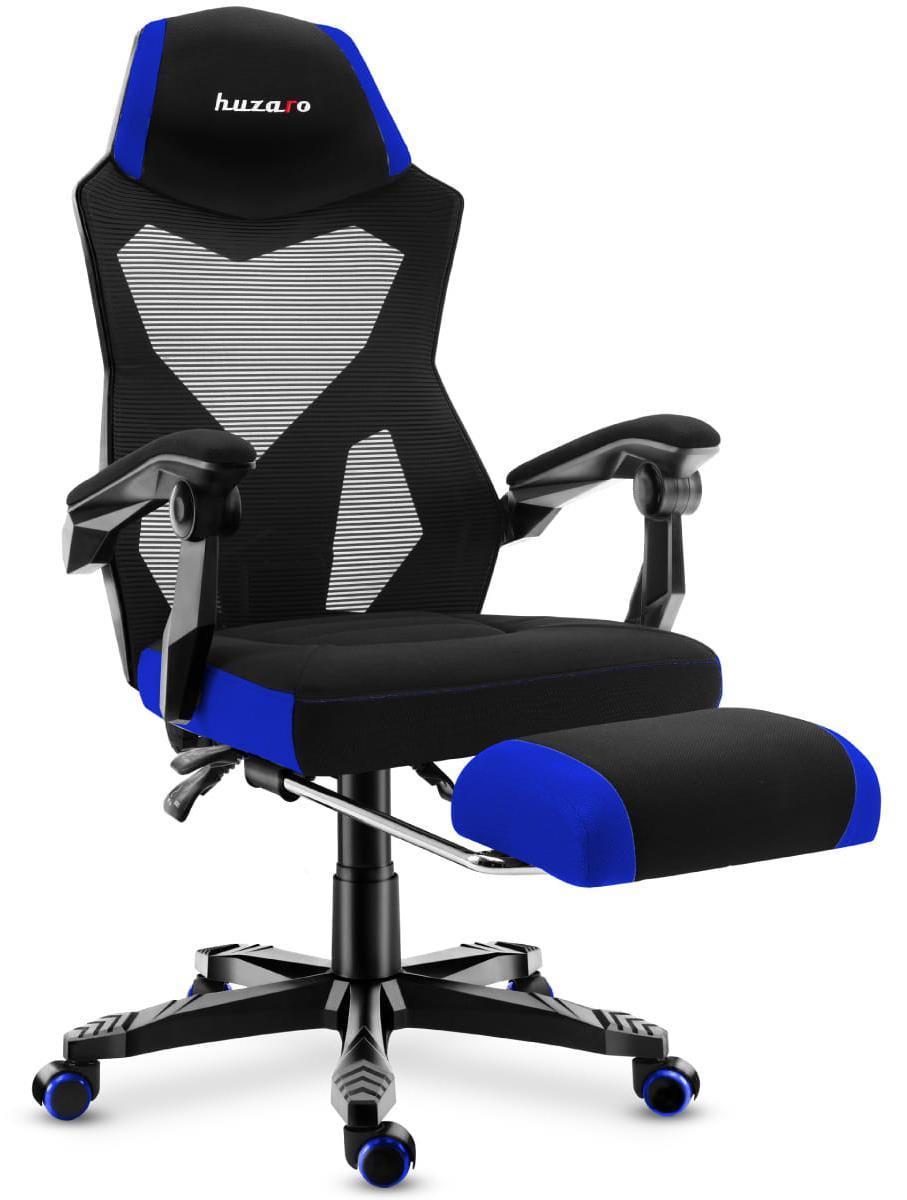 Комп'ютерне крісло для геймера Huzaro Combat 3.0 black-blue (326508)