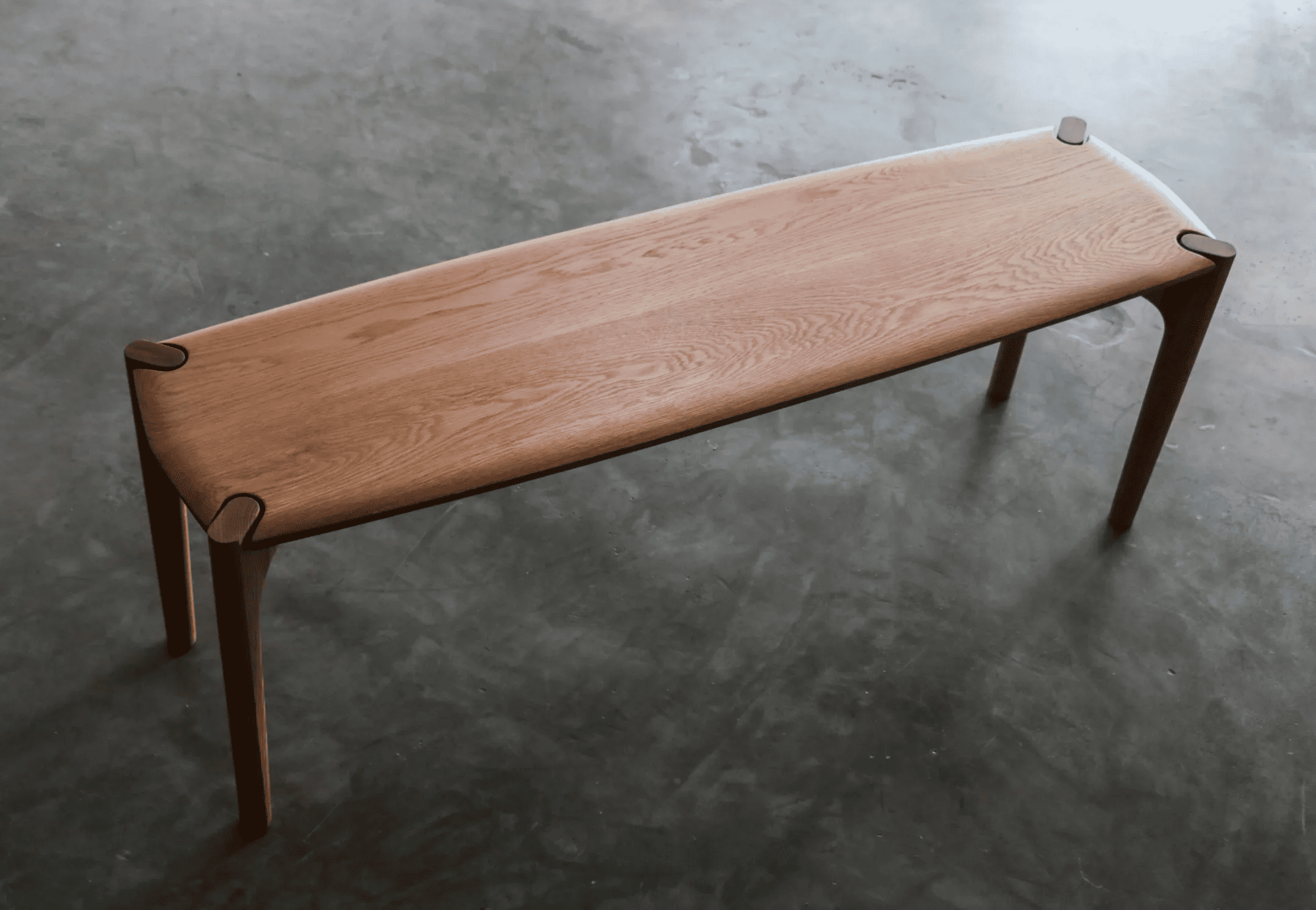 Скамейка дизайнерская Oakline из массива дуба