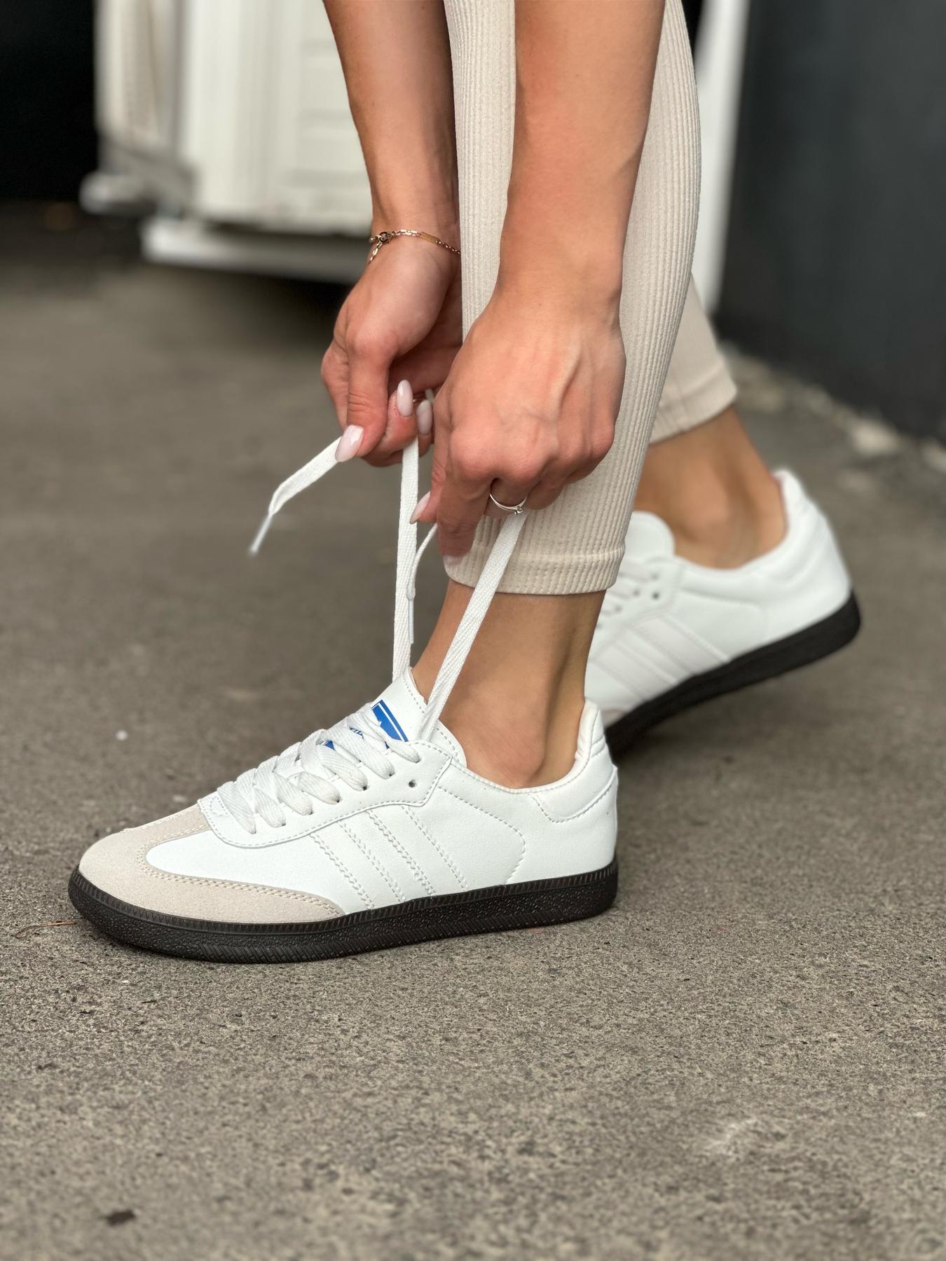 Кеды женские из натуральной кожи Белый (10045359) - фото 7 Кеды женские из натуральной кожи Белый (10045359) - фото 7