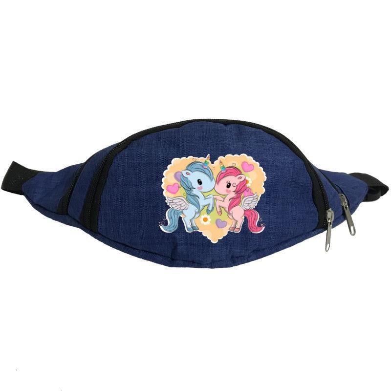 Поясная сумка-бананка Cappuchino toys Unicorn EDN 0032 Синий (1369989335)
