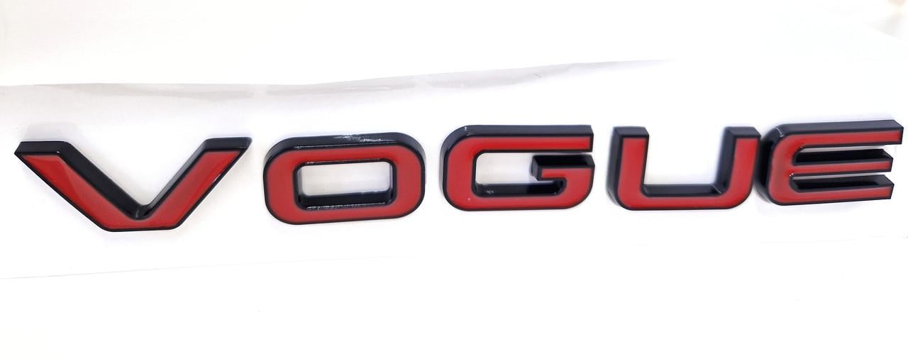 Эмблема-надпись VOGUE Range Rover на крышку багажника (2337964836)