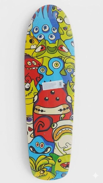 Скейтборд MS 2974 68-19,5 см slime (FFR00561) Скейтборд MS 2974 68-19,5 см slime (FFR00561)