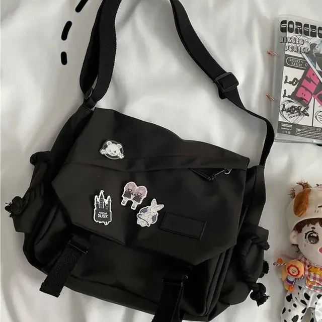 Сумка для девочки с карманами готика (А369) - фото 4 Сумка для девочки с карманами готика (А369) - фото 4