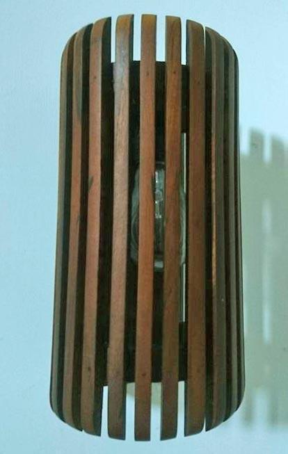 Світильник настінний з дерева Сейдж Капучино (БРА-005709)