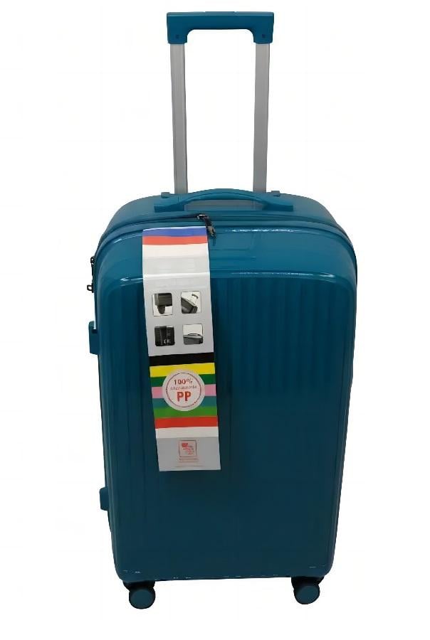 Комплект чемоданов на колесах Gems 1 3 шт. Зелено-синий (2104619226)